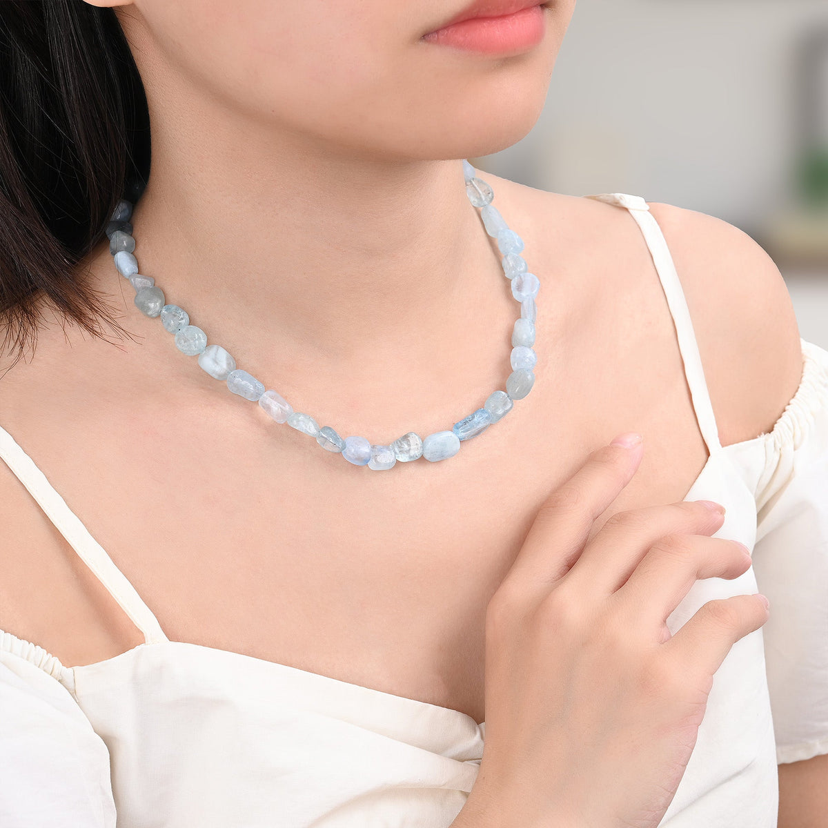 Colar Serenidade de Água-marinha