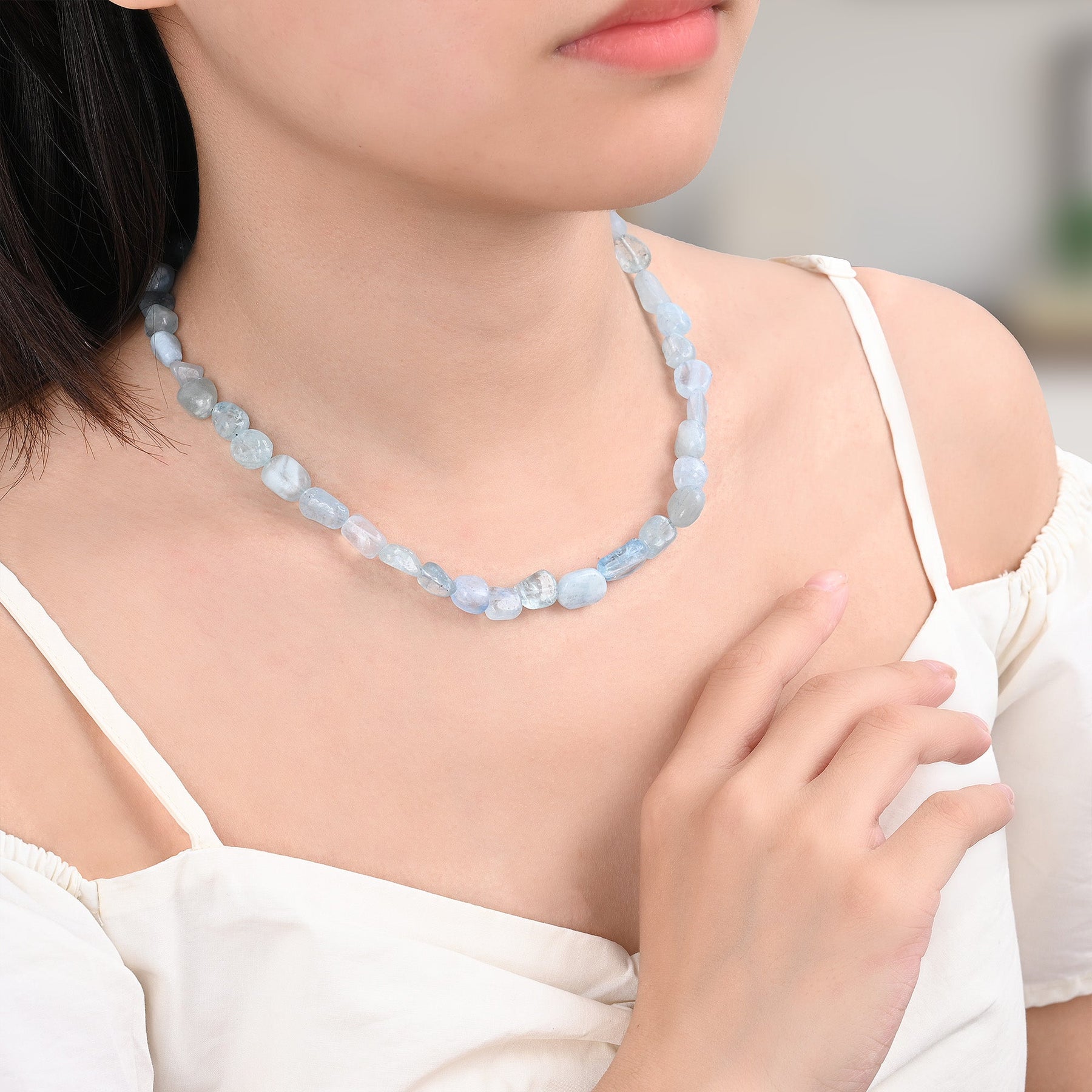 Colar Serenidade de Água-marinha