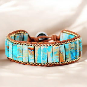 Pulseira de Energia de Jaspe Turquesa