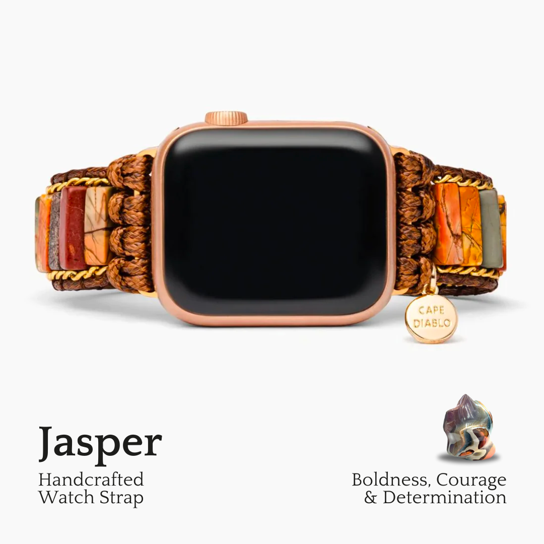 Pulseira Delicada de Jaspe Picasso para Apple Watch