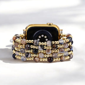 Pulseira Elástica Agate Elegance para Apple Watch