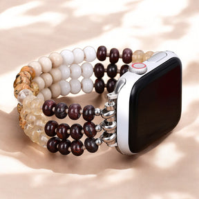 Correia Golden Sand Stone Stretch Apple Watch