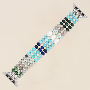 Pulseira Ocean Breeze Stone Stretch Apple Watch
