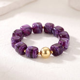 Pulseira Chunky de Sonho de Ametista
