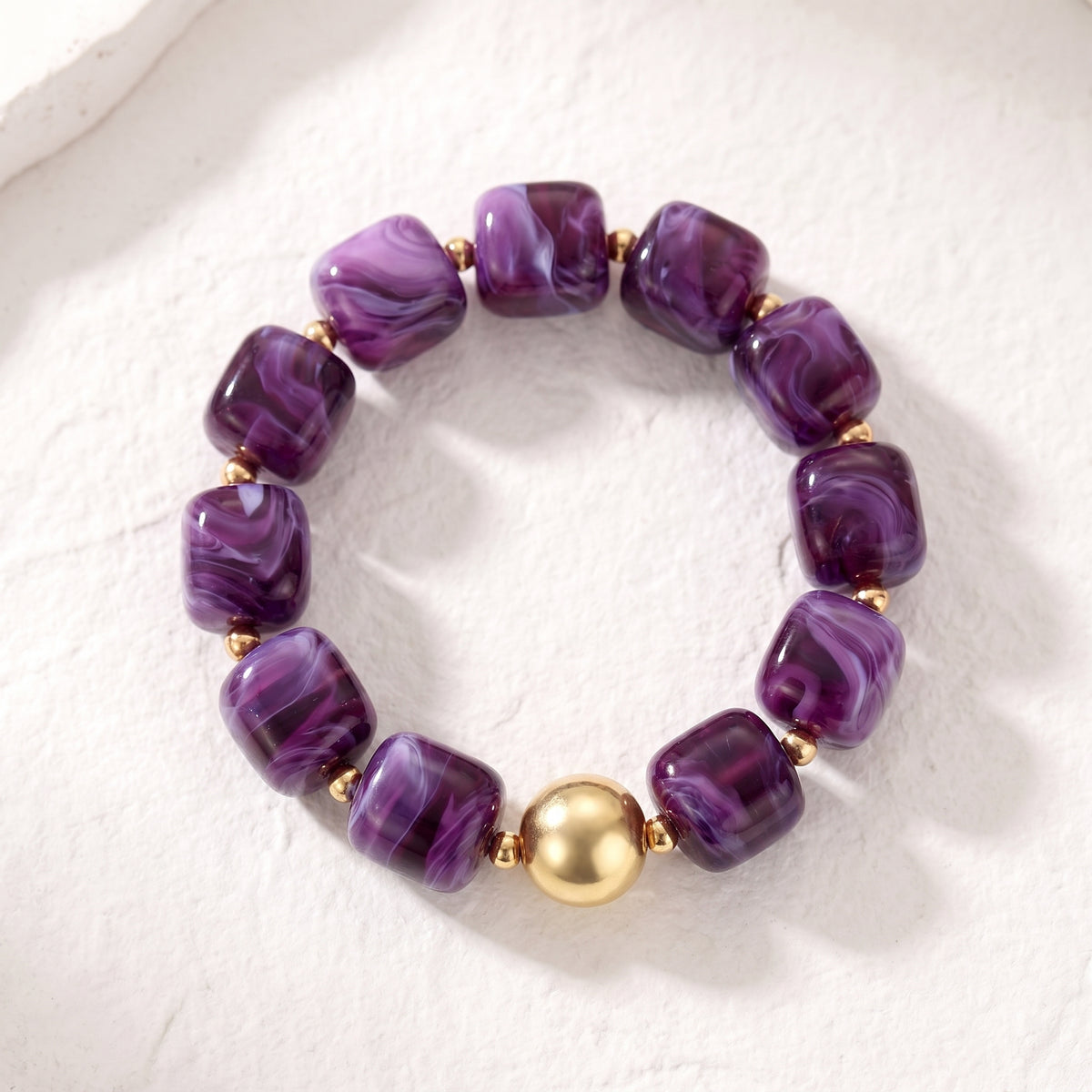 Pulseira Chunky de Sonho de Ametista