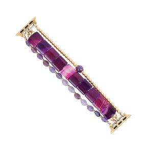 Pulseira elástica Apple Watch Violet Hour Amethyst