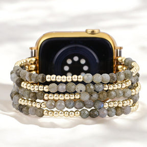 Pulseira Elástica Mágica Labradorite para Apple Watch