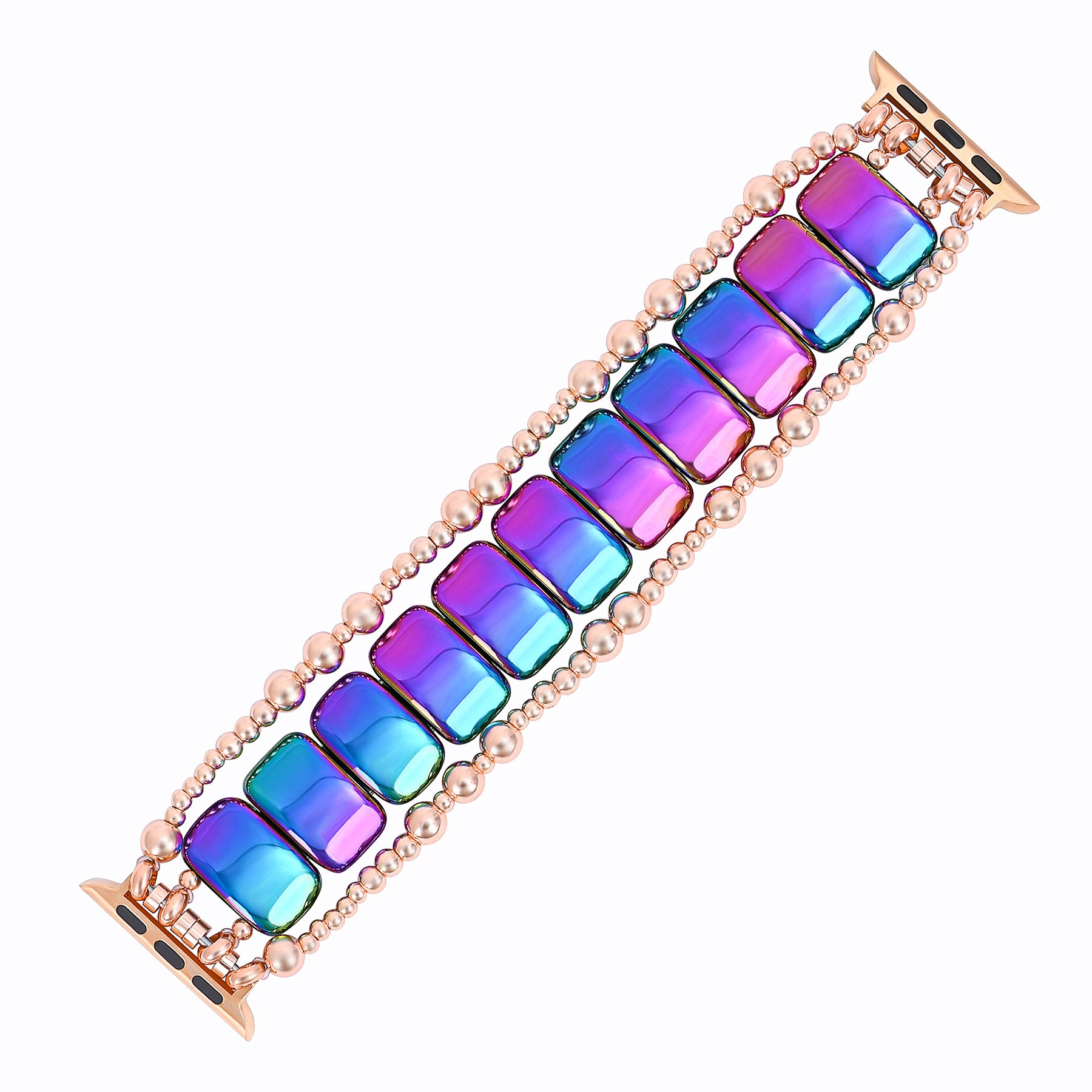 Pulseira Elástica Apple Watch Euforia Rosa