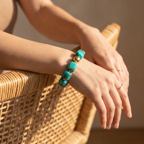 Pulseira grossa Turquoise Haven