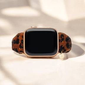 Correia Apple Watch em pele castanha Panthera