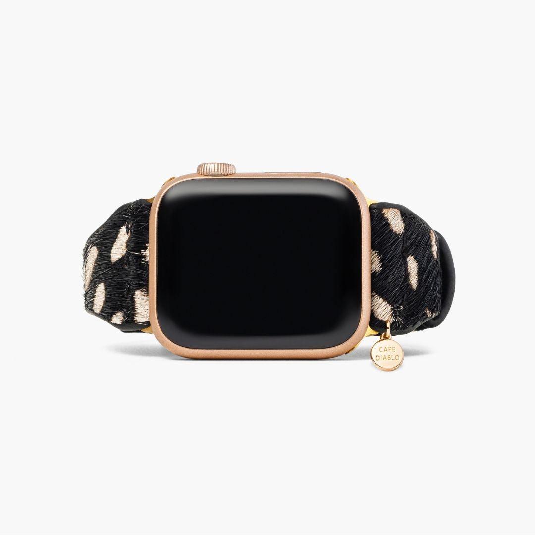 Pulseira monocromática de couro Safari para Apple Watch