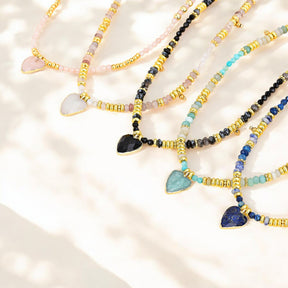 Colar de Encanto de Amor em Amazonite
