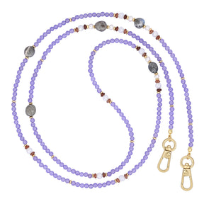 Corrente para telemóvel de Labradorite de Lavanda