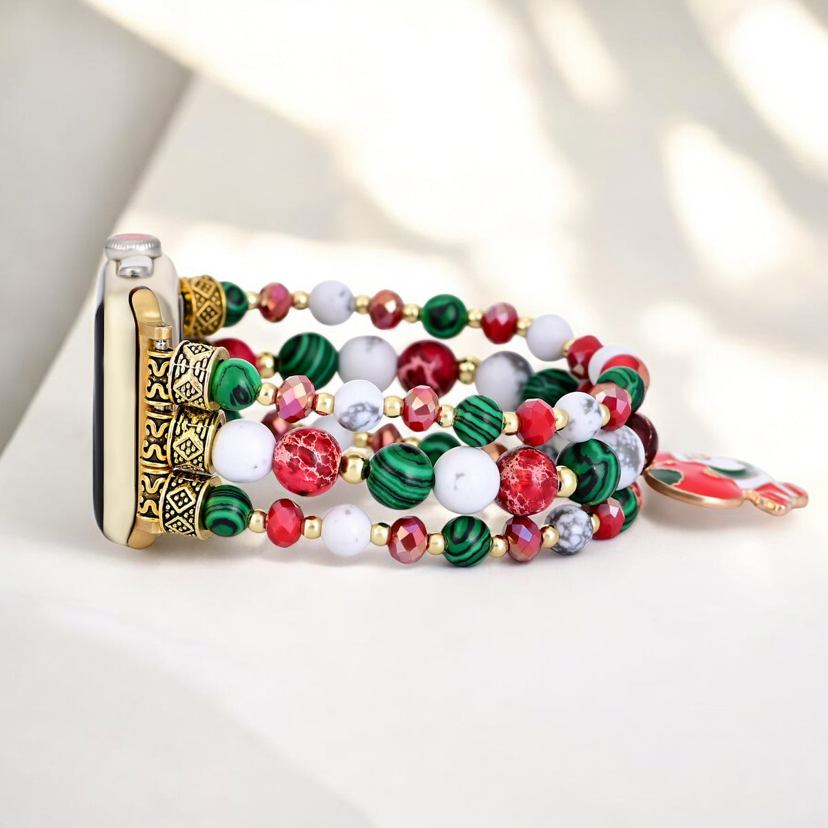 Pulseira alegre Claus Stretch para Apple Watch