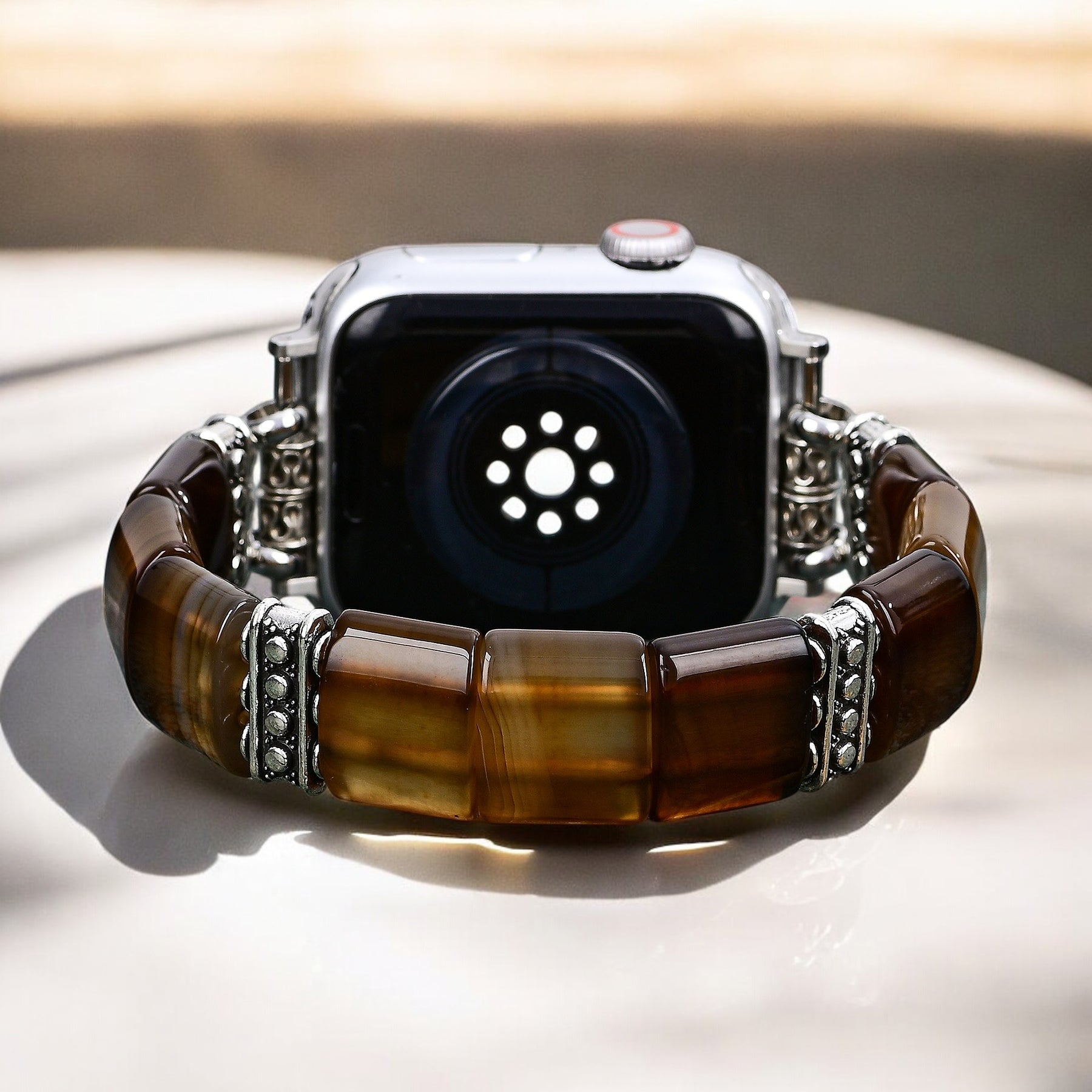 Pulseira elástica Ethereal Dune Agate para Apple Watch