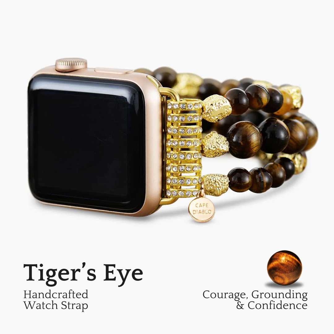 Pulseira para Apple Watch Tiger Eye Gleam Stretch