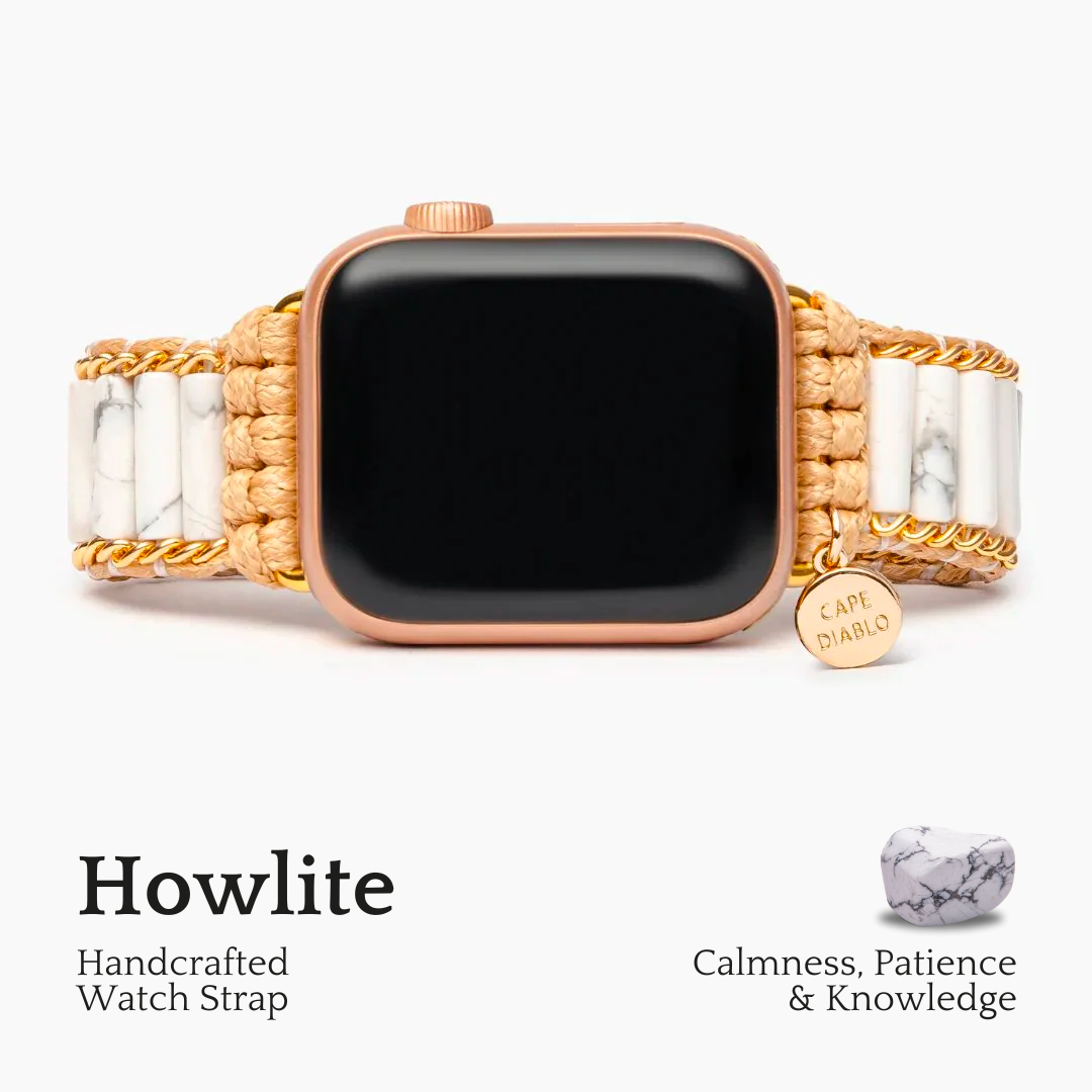 Pulseira Heavenly Howlite para Apple Watch