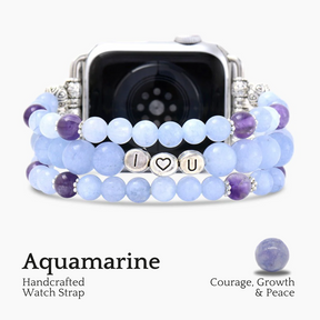 Pulseira Aquamarine Love Stretch para Apple Watch