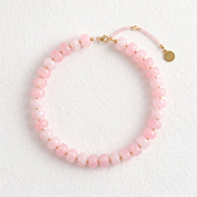Colar robusto Dream Rose Quartz com blush