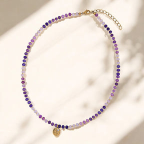 Colar Jade Lavanda Encantadora