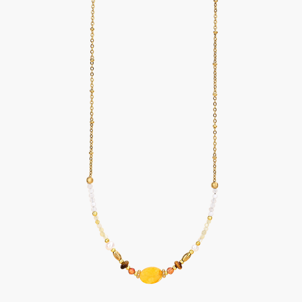 Pulseira de Lótus de Ágata da Meia-Noite