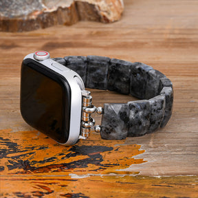 Correia Elástica Pedra Equilíbrio Meia-Noite para Apple Watch