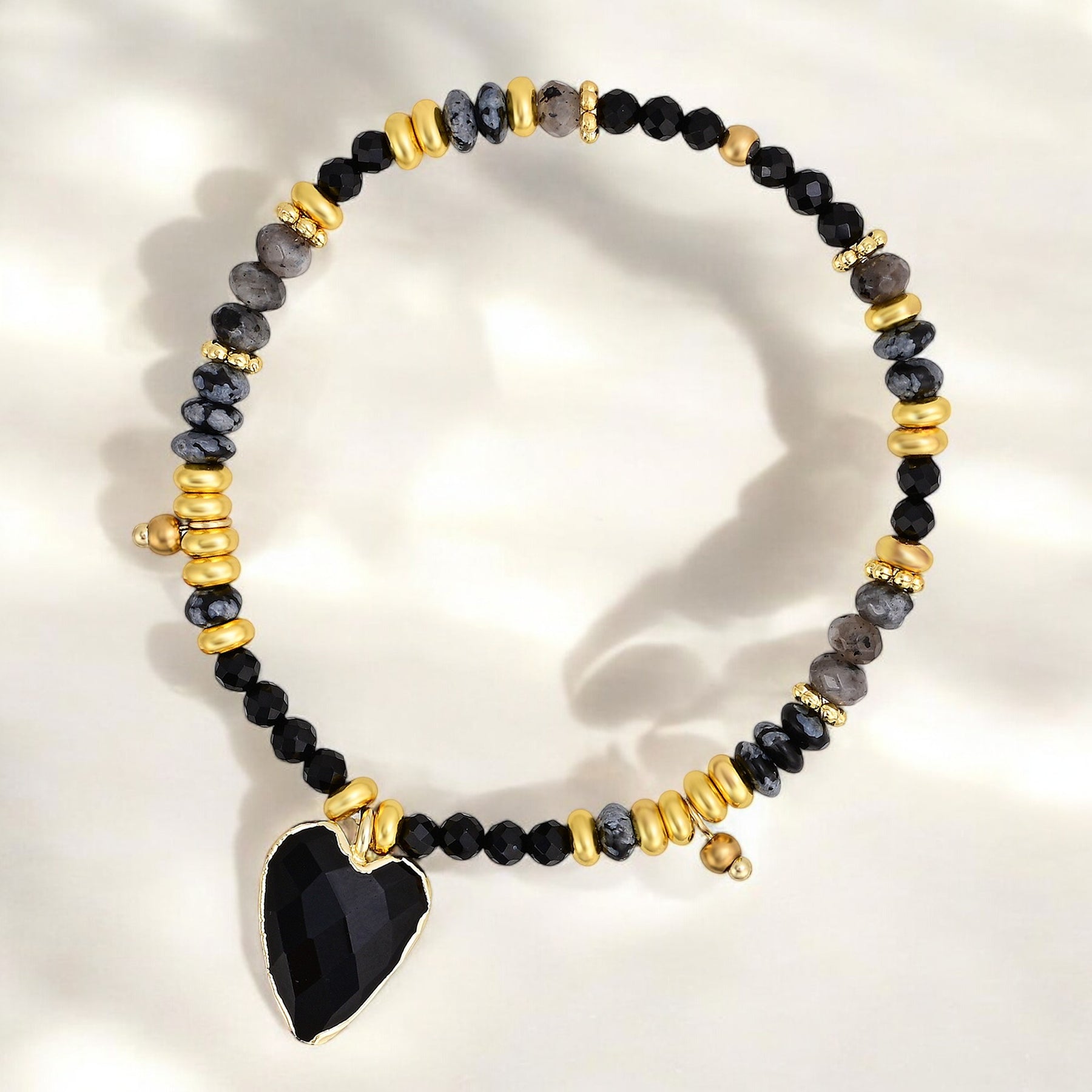 Pulseira de Encanto de Amor de Ágata