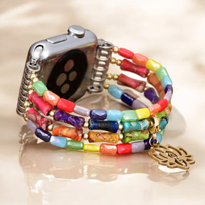 Pulseira Lotus Chakra Stretch para Apple Watch