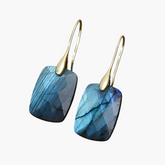 Brincos Labradorite Glow Drops