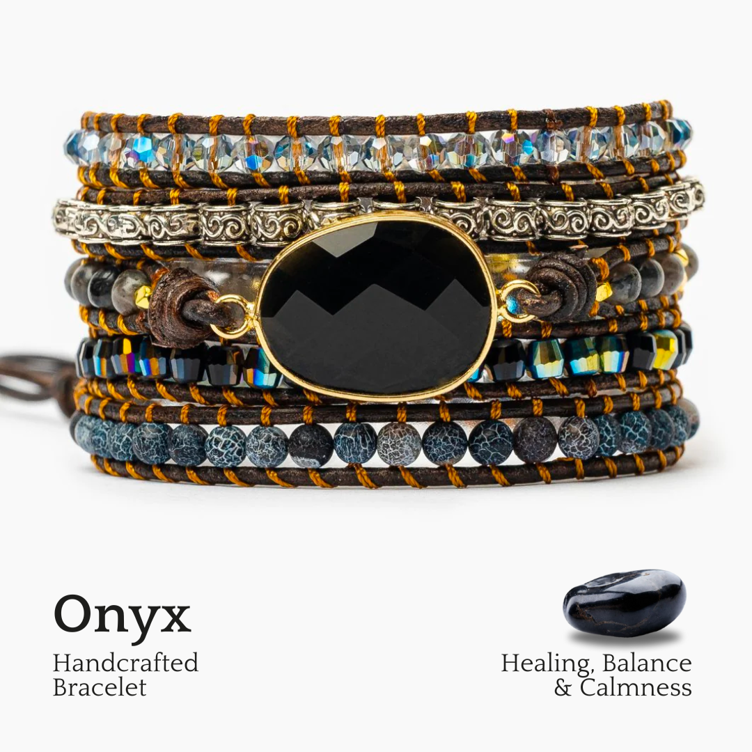 Pulseira Onyx Moonlight Protection Wrap