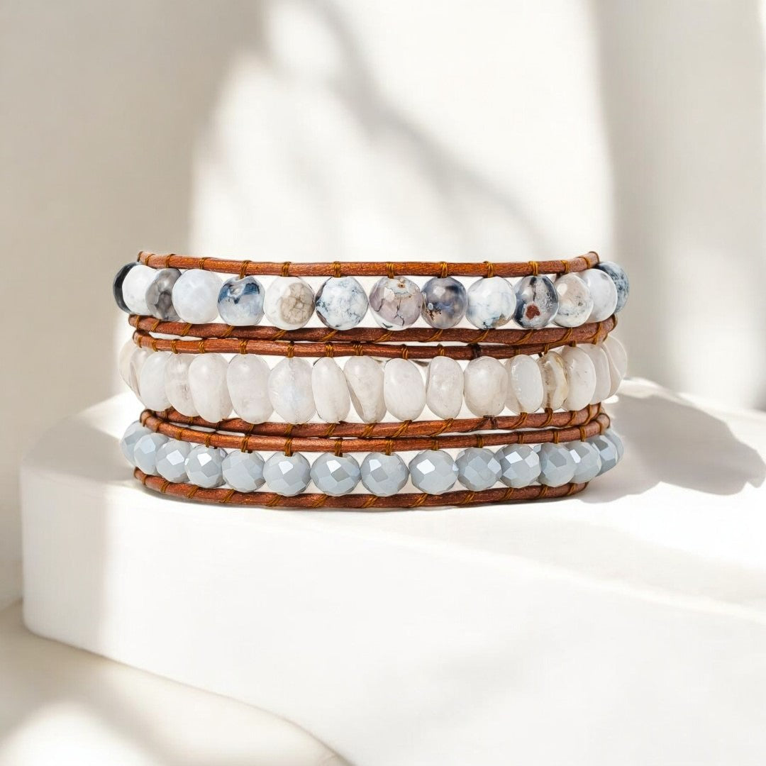Pulseira Artesanal White Harmony