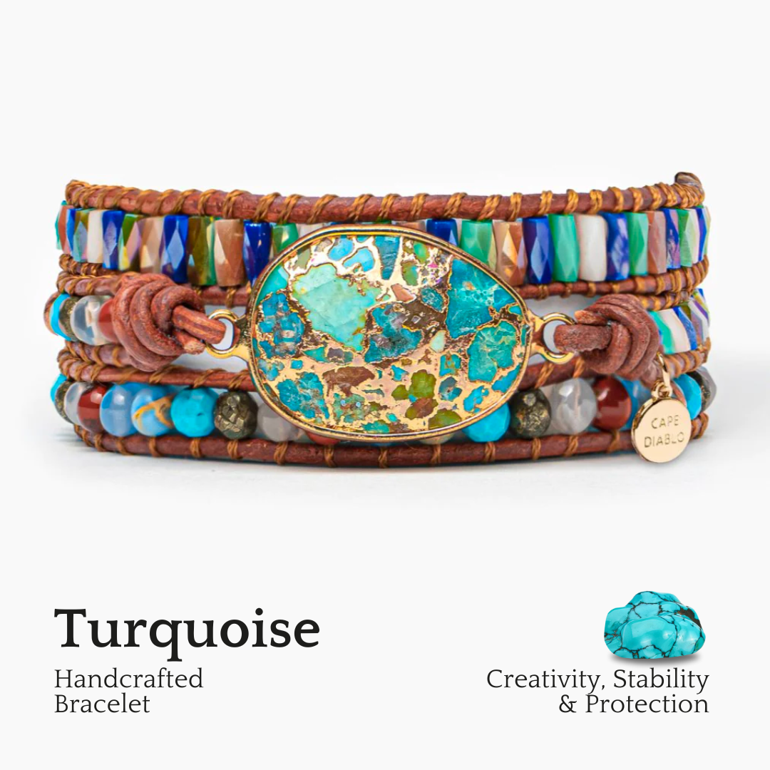 Pulseira de Energia Turquoise Lioness