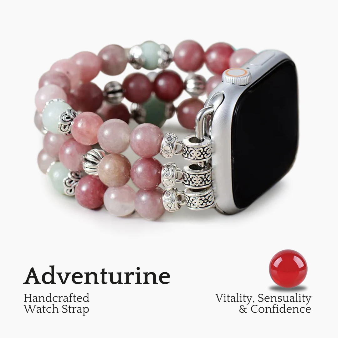 Correia elástica Apple Watch cor rosa escuro