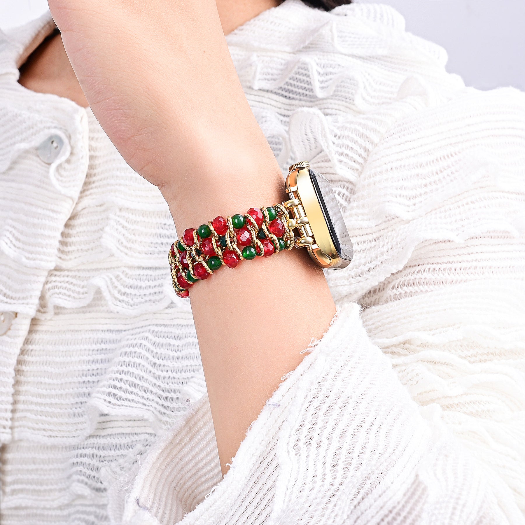 Pulseira Elástica Christmas Charm para Apple Watch