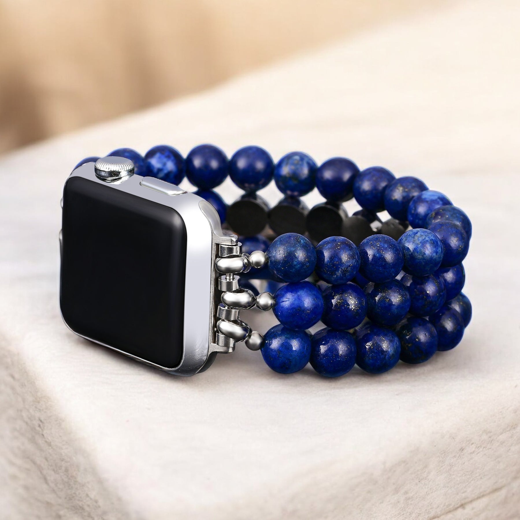 Pulseira Apple Watch Inspiração Equilíbrio Lápis-Lazúli
