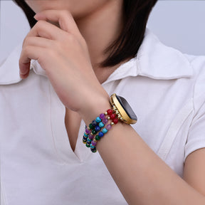 Pulseira Mystic Pop Stone Stretch Apple Watch