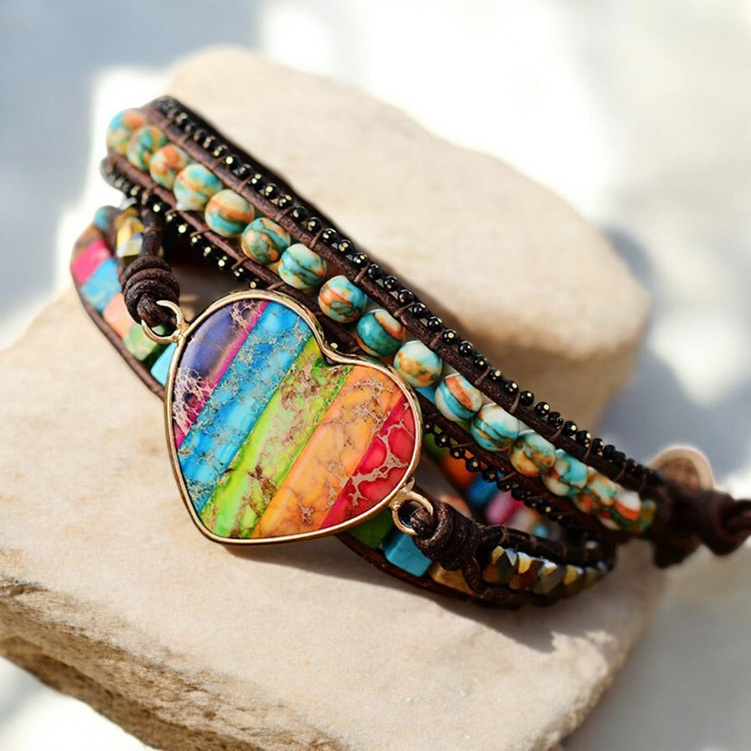 Pulseira Envolvente de Proteção Chakra Moonlight
