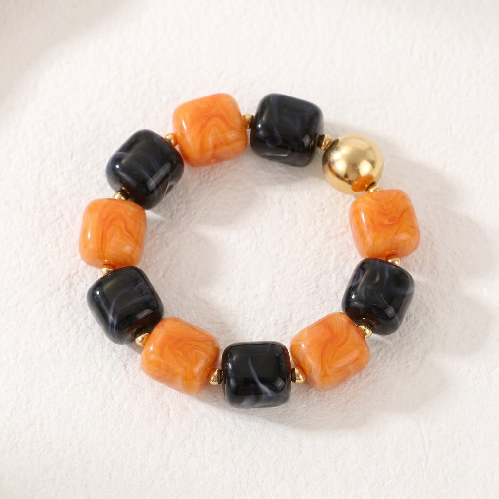 Pulseira robusta de Halloween Pumpkin Twilight
