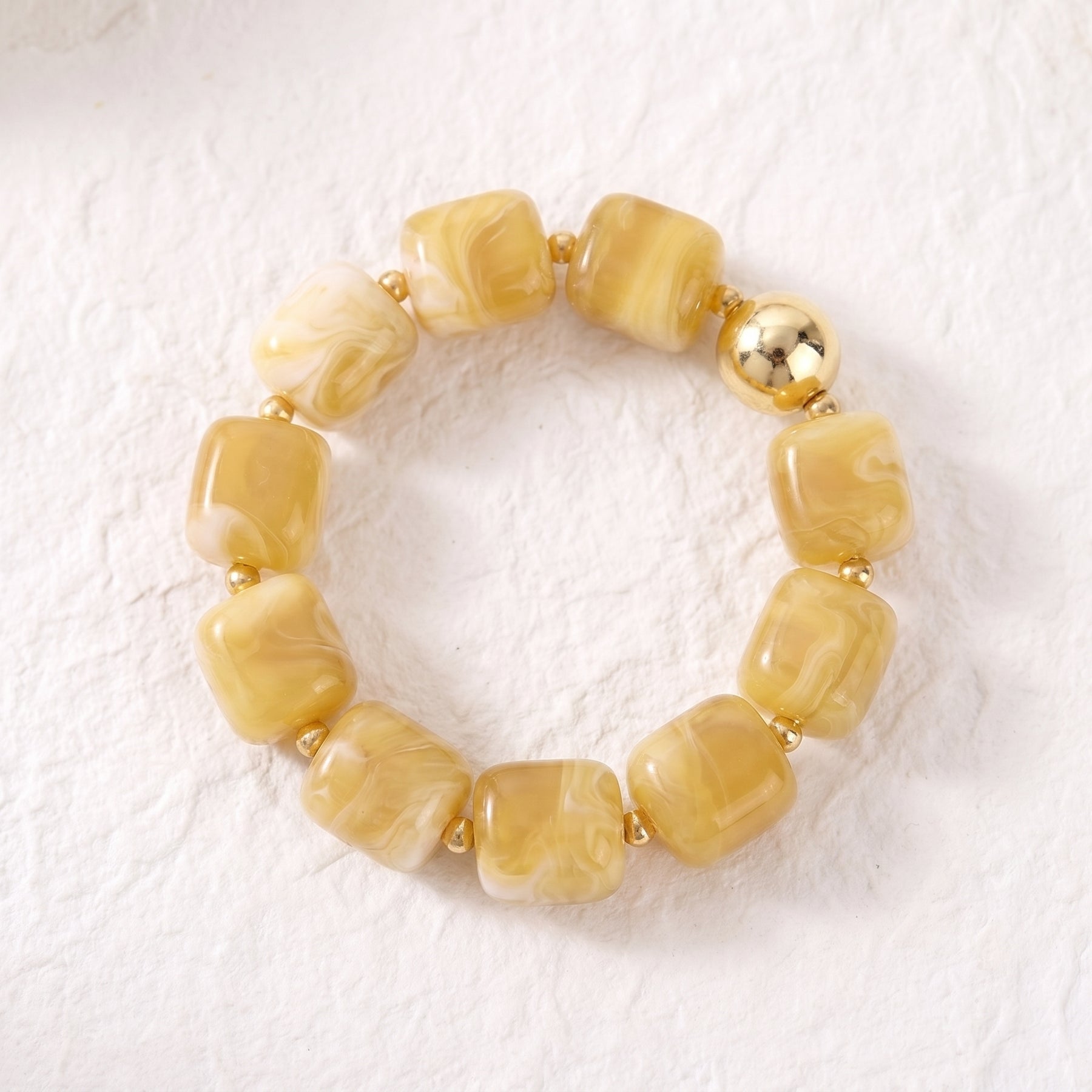 Pulseira volumosa Sunlit Honey