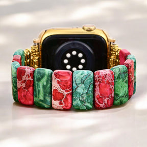 Correia elástica Christmas Wonder para Apple Watch