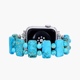 Correia elástica Serenity Turquoise para Apple Watch