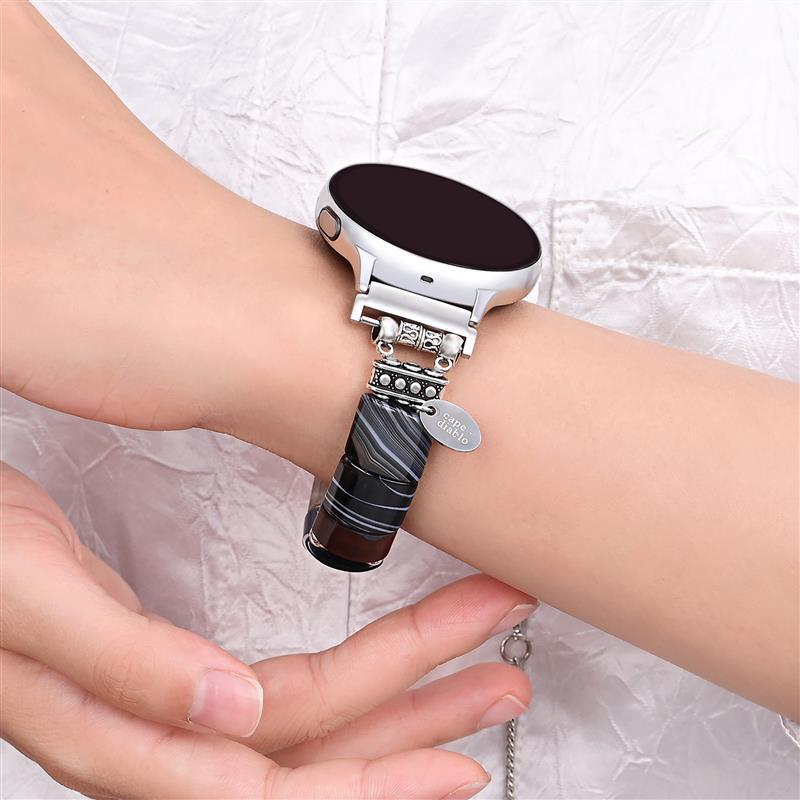Correia Elástica Boémia Noir para Apple Watch