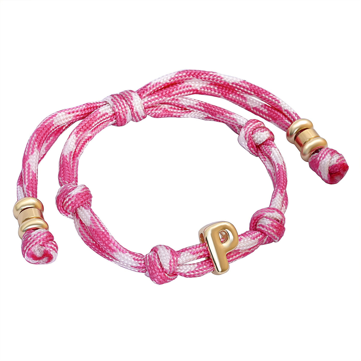 Pulseiras com Nó e Inicial Bracelets