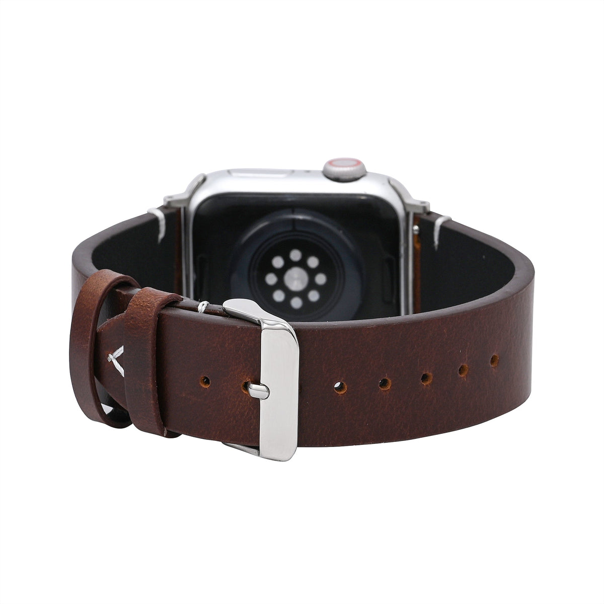 Correia de couro azul para Apple Watch masculina