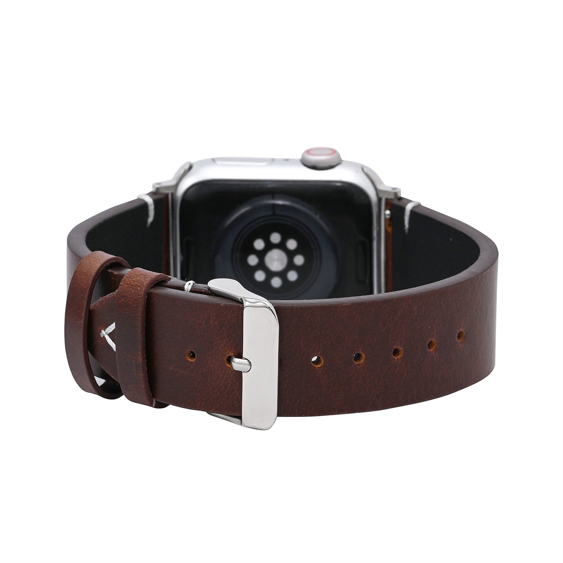 Pulseira de couro para Apple Watch masculina