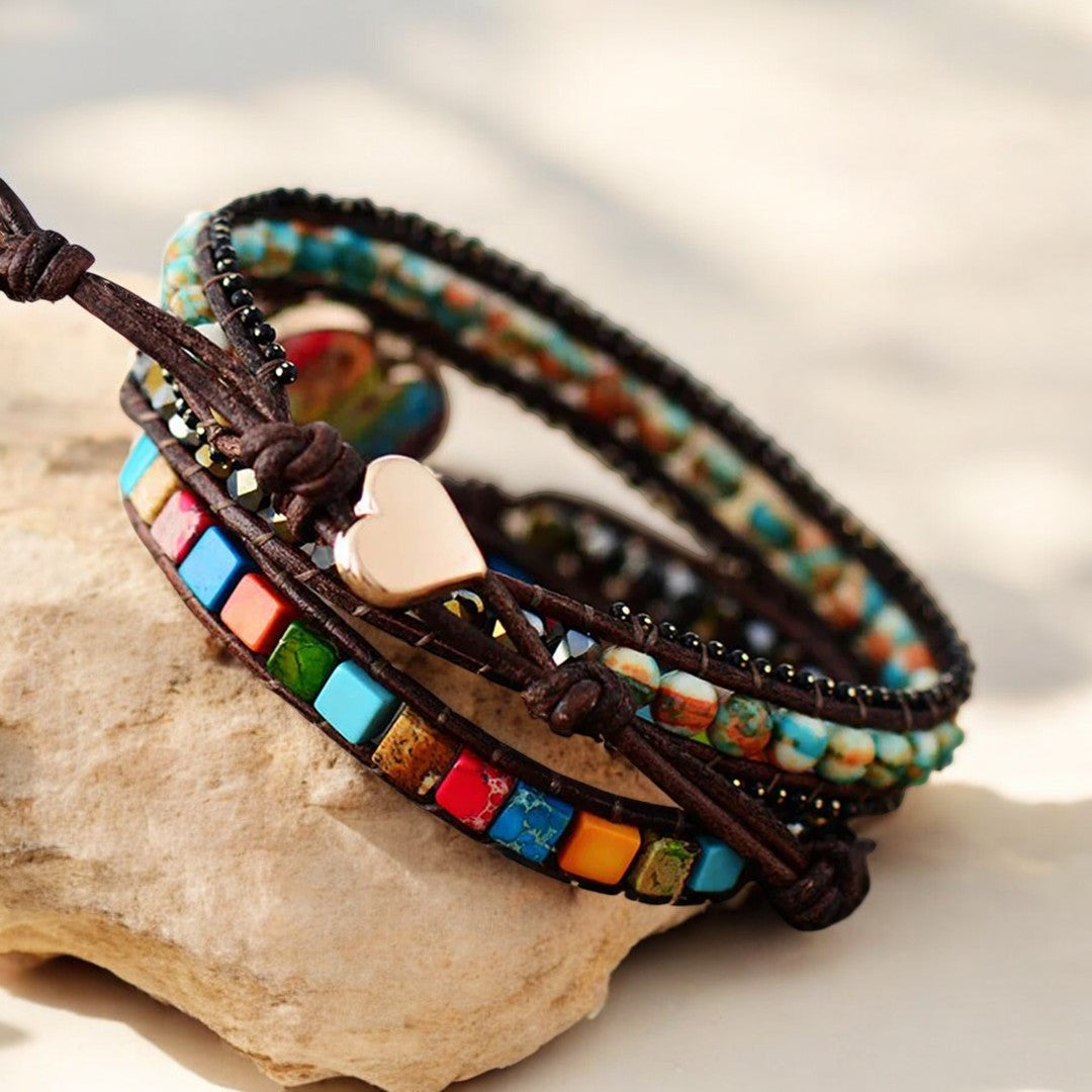 Pulseira Envolvente de Proteção Chakra Moonlight