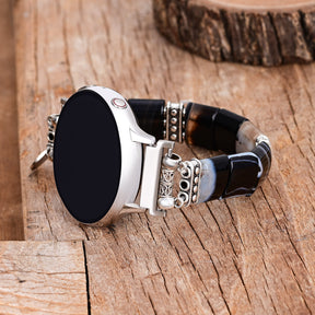 Correia Elástica Boémia Noir para Apple Watch