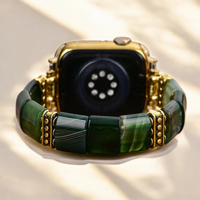 Pulseira elástica Evergreen Serenity Agate para Apple Watch