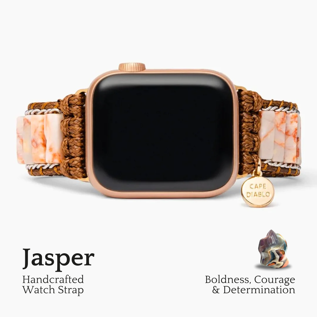 Delicada pulseira imperial Jasper Apple Watch