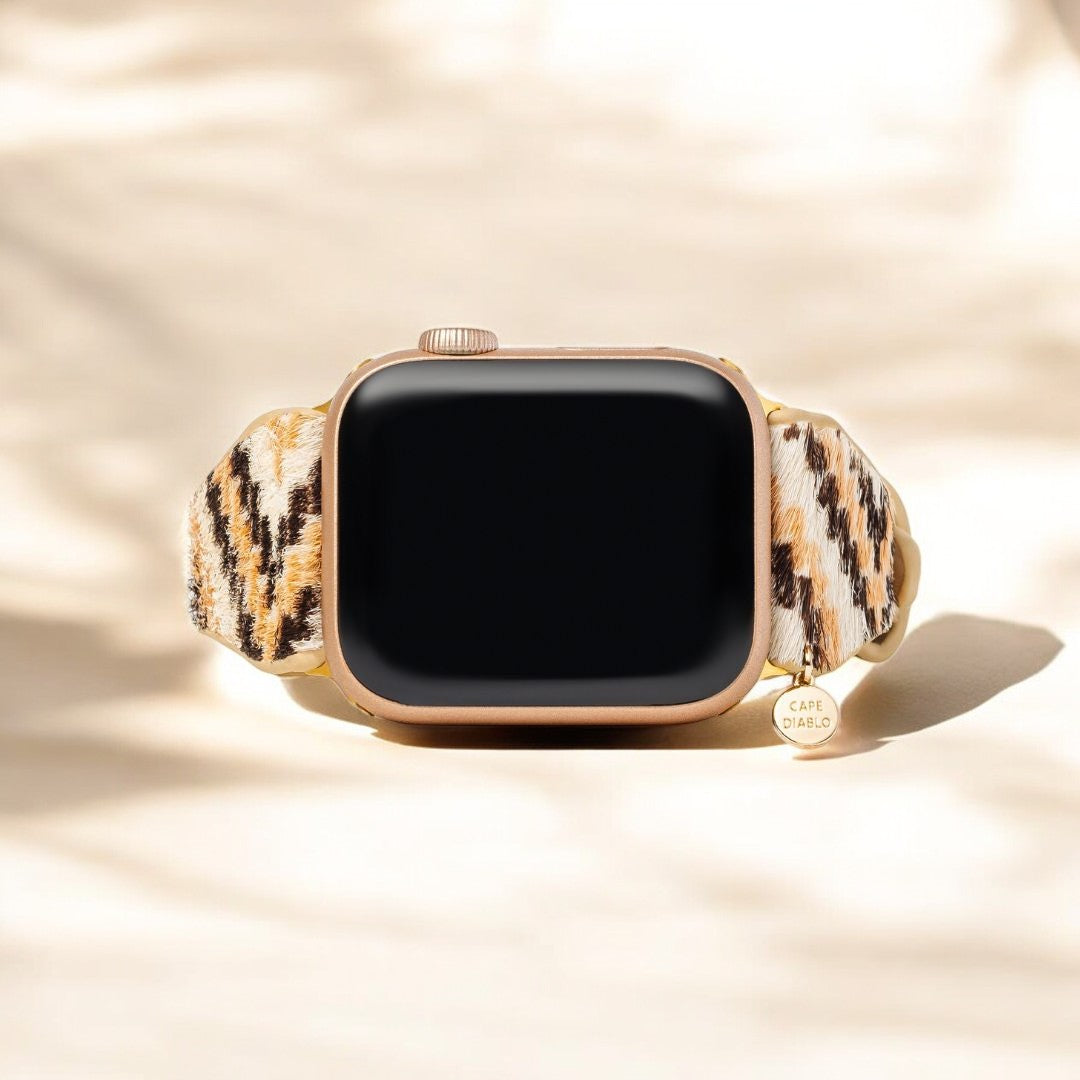 Correia de couro Ebony Escalade para Apple Watch